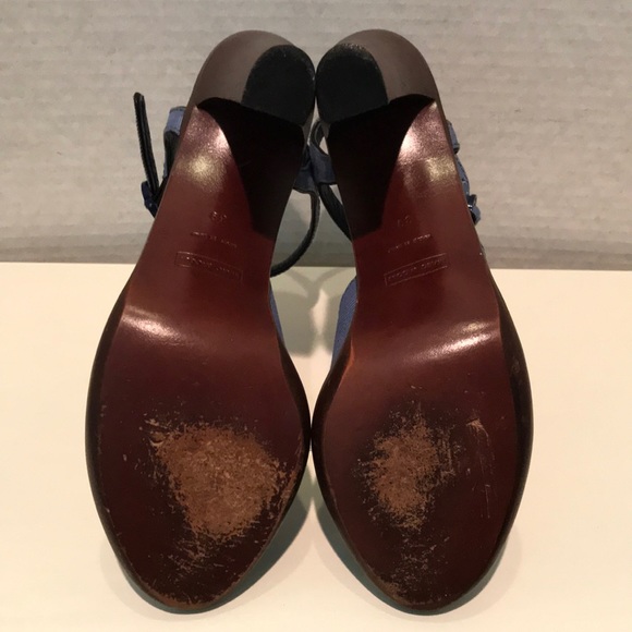 Marc Jacobs Denim High Heeled Shoes - Picture 8 of 10